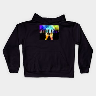 Bar Pianist Kids Hoodie